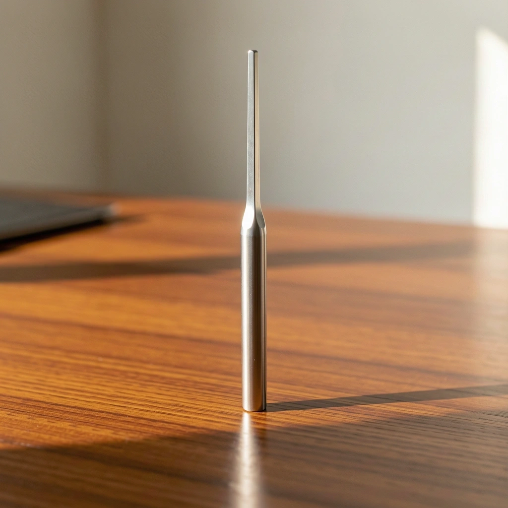Professional tuning fork on a desk
